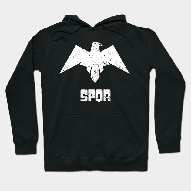 SPQR - Roman Empire Eagle Hoodie by MeatMan